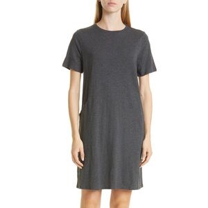 Eileen Fisher Organic Cotton T-Shirt Dress in Graphite